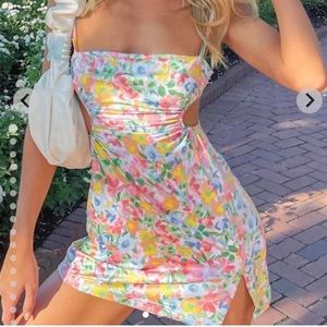 Beginning Boutique Jenna cutout mini dress